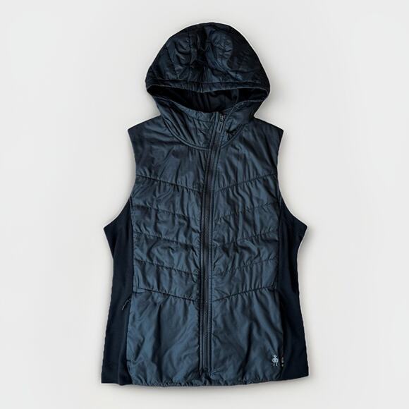 Smartwool Jackets & Blazers - Smartwool Smartloft 60 Hoodie Vest Women's Large Black Full Zip Insulated